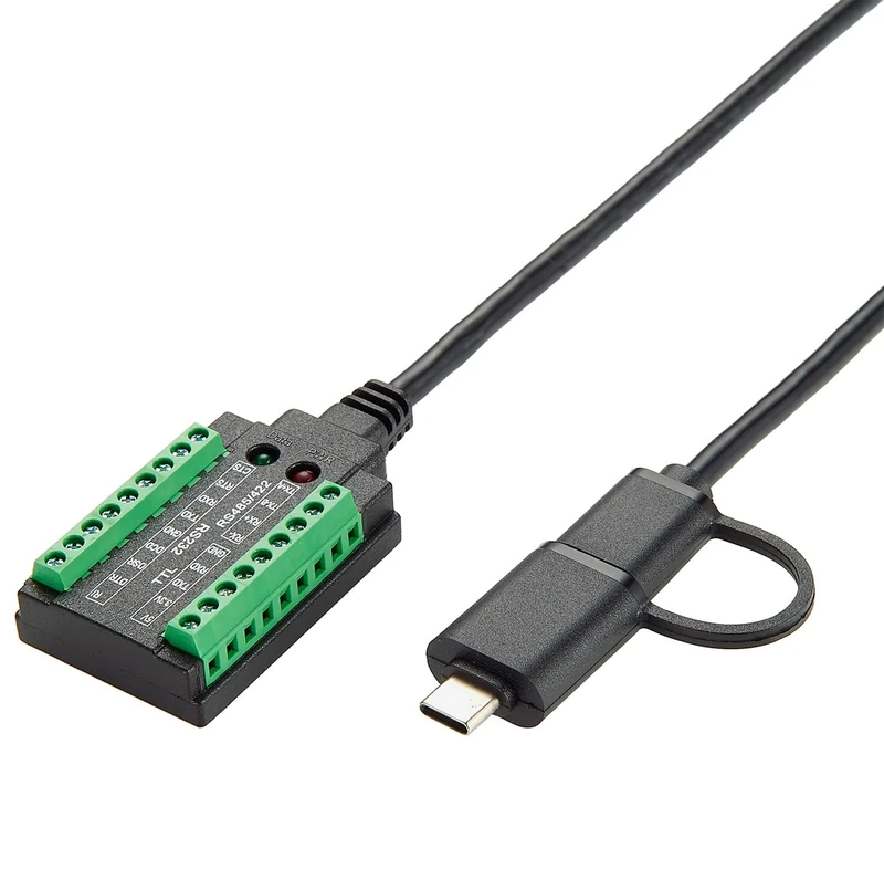 EXSYS EX-1303 USB 2.0 to 1 x Serial RS-232/422/485 and TTL Cable with 18 Pin Terminal Block