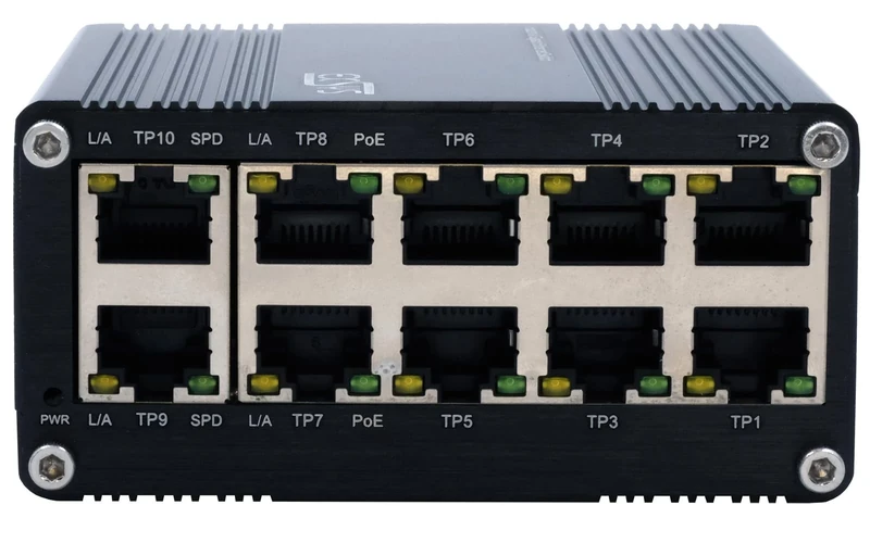 EXSYS EX-62025PoE Industrial PoE Switch 10 Ports Mini Unmanaged