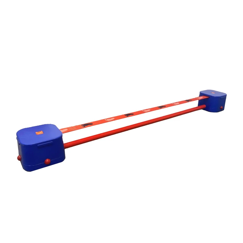 Slackline for Children, Develop Balance and Coordination, Blue and Red - Image 1