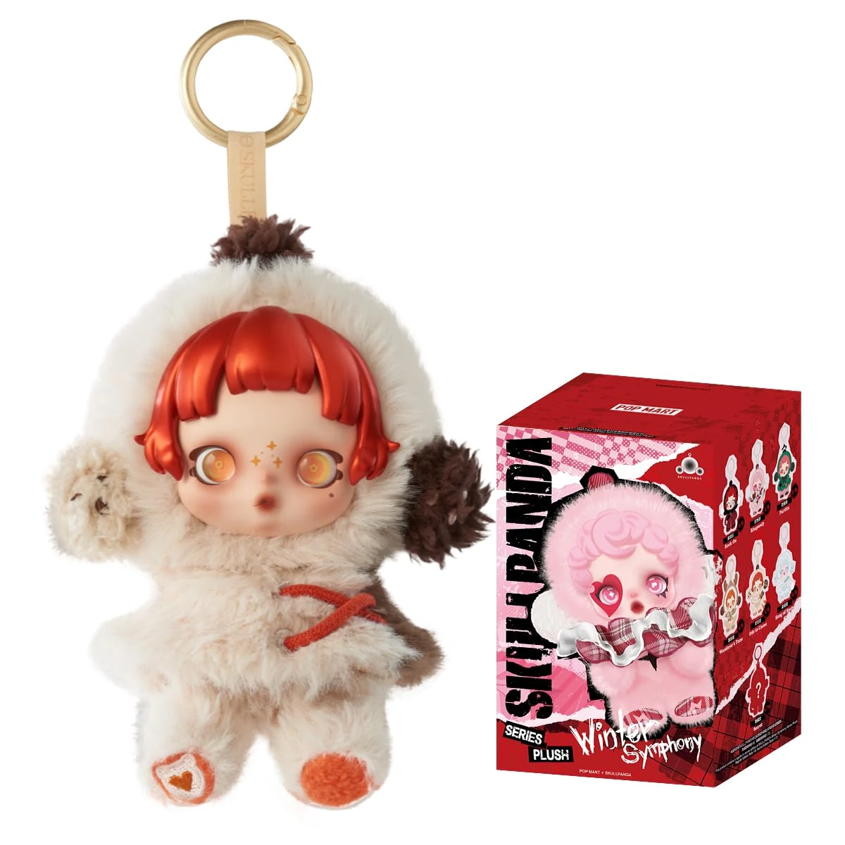 POP MART SKULLPANDA Winter Symphony Series Plush 1Box Premium Design Gifts for Women Fan-Favorite Collectible Chic Art Toy Action Figure