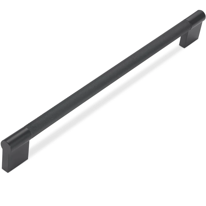 BUKOBYHE 10 Pack 12-3/5 Inch(320mm) Kitchen Cabinet Handles Matte Black Cabinet Pulls Drawer Pulls Kitchen Hardware