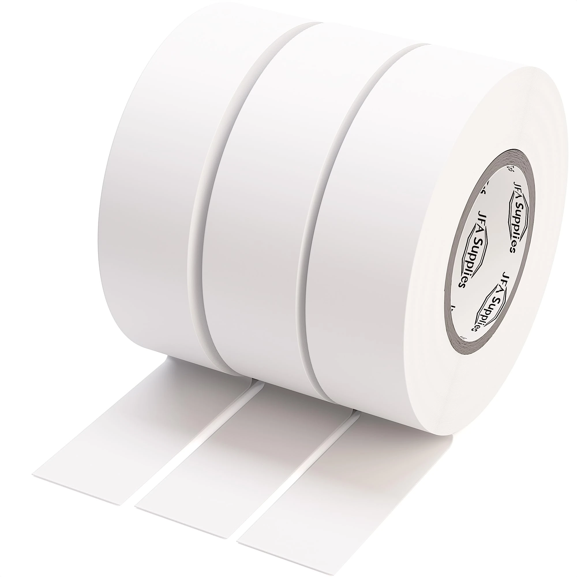 JFA Supplies Strong PVC Insulation Electrical Tape - White Colours Pack of 3-19mm x 20m