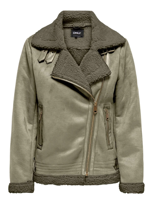 ONLY Women's Onlnewdiana Life Aviator Jacket CC OTW, Mermaid, x_s