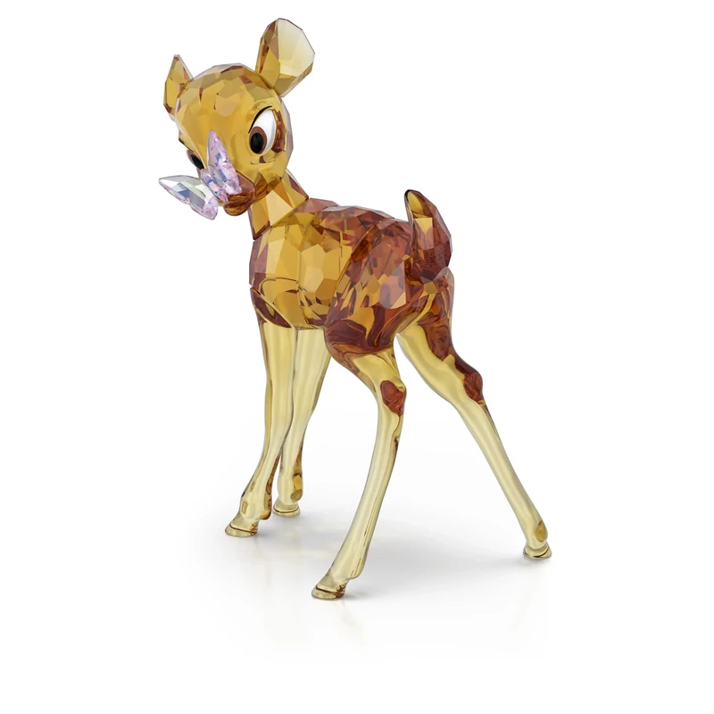 Swarovski Disney Classics Bambi Figurine, Multicoloured Faceted Crystal, Part of the Disney Classics Collection