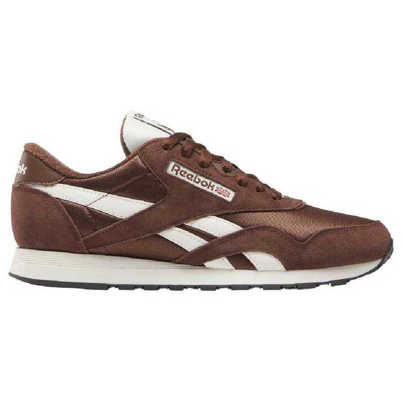 Reebok Men's Classic Nylon Sneaker, Campus Brown Campus Brown Chalk, 6.5 UK