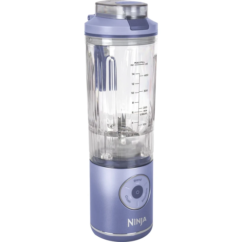 Ninja Blast Max Portable Blender, 570ml, Refillable, Cup and Leak-Proof Lid, 3 Mixing Functions, Makes Smoothies, Protein Shakes and Granites, Lavender BC251EULD