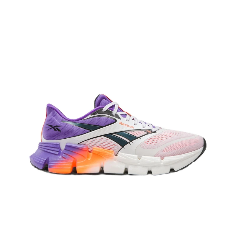 Reebok Men's Floatzig 2 Trainers, White Royal Purple Flash Orange, 8 UK
