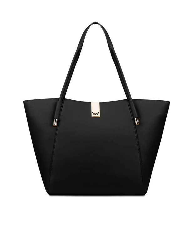 VUCH Unisex's Laurie Simply Black Handbag, Talla UNICA
