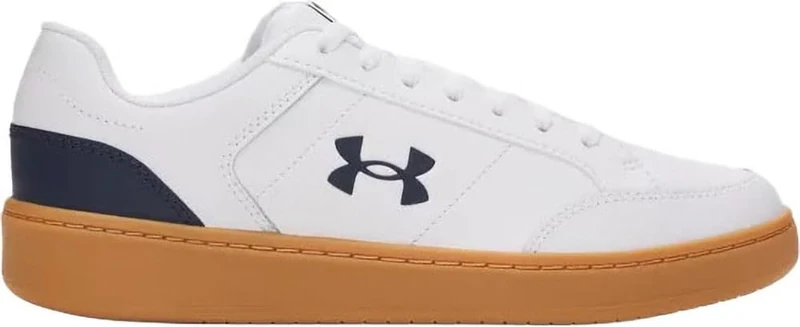 Under Armour Men's UA Official Sneaker, White/Gum Rubber/Washed Navy, 11.5 UK