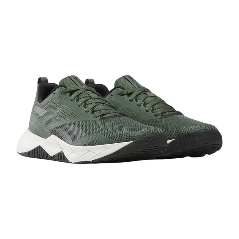 Reebok Men's NFX Trainers, Grit Green Black Chalk, 11 UK