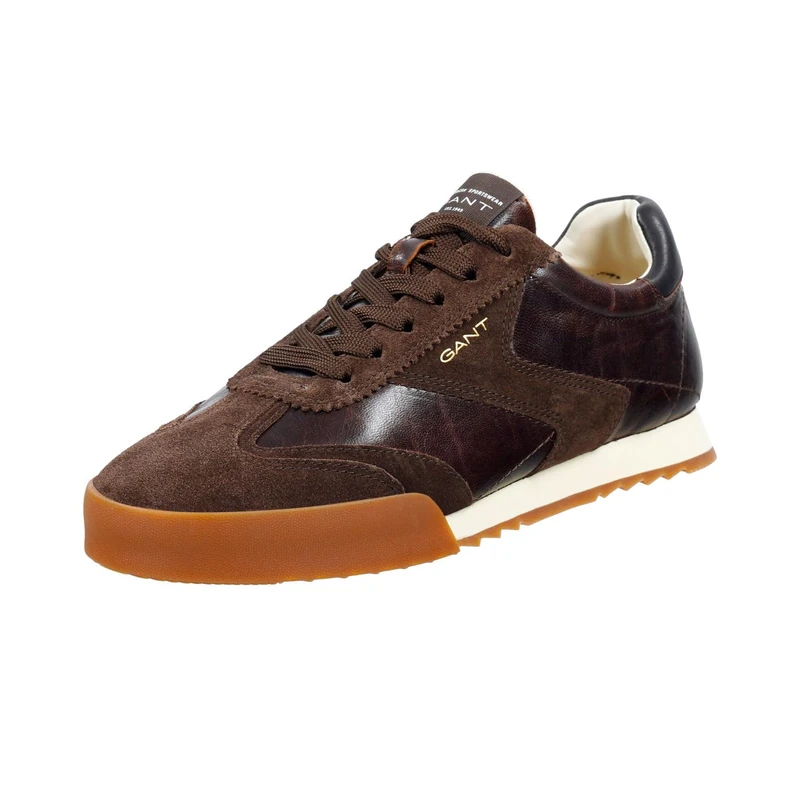 GANT FOOTWEAR Men Baylle Sneaker, Dark Brown, 10 UK