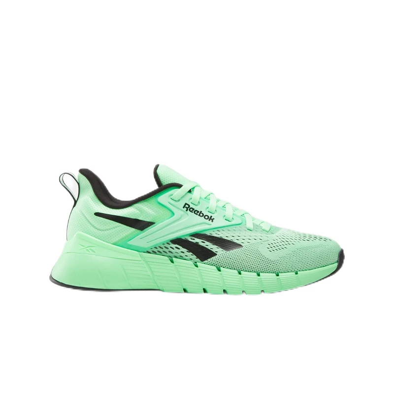 Reebok Men's Nano Gym Trainers, Black Green Glow, 9 UK