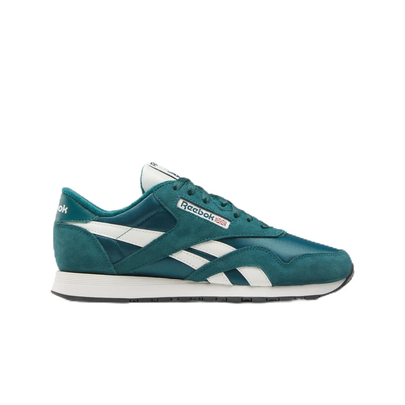 Reebok Men's Classic Nylon Sneaker - Retro Teal Chalk 9.5 UK