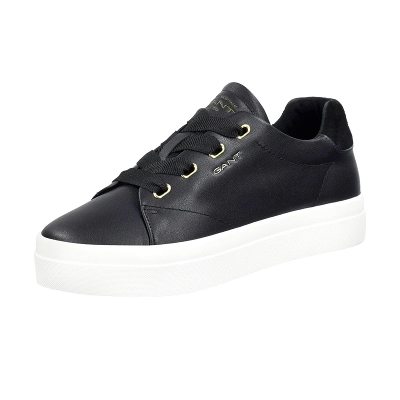 GANT FOOTWEAR Women Avona Sneaker, Black, 7 UK