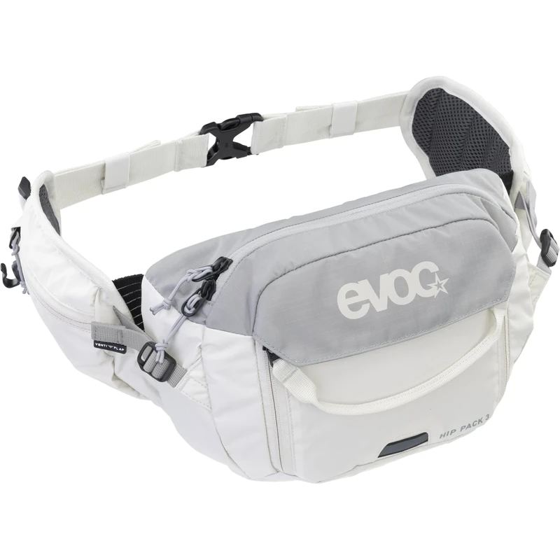 EVOC Hip Pack 3 + Hydration Bladder 1.5 Hip Bag with Hydration Bladder (Compact Fanny Pack with Water Bag, Optimum fit, Volume: 3 l), Sand Stone