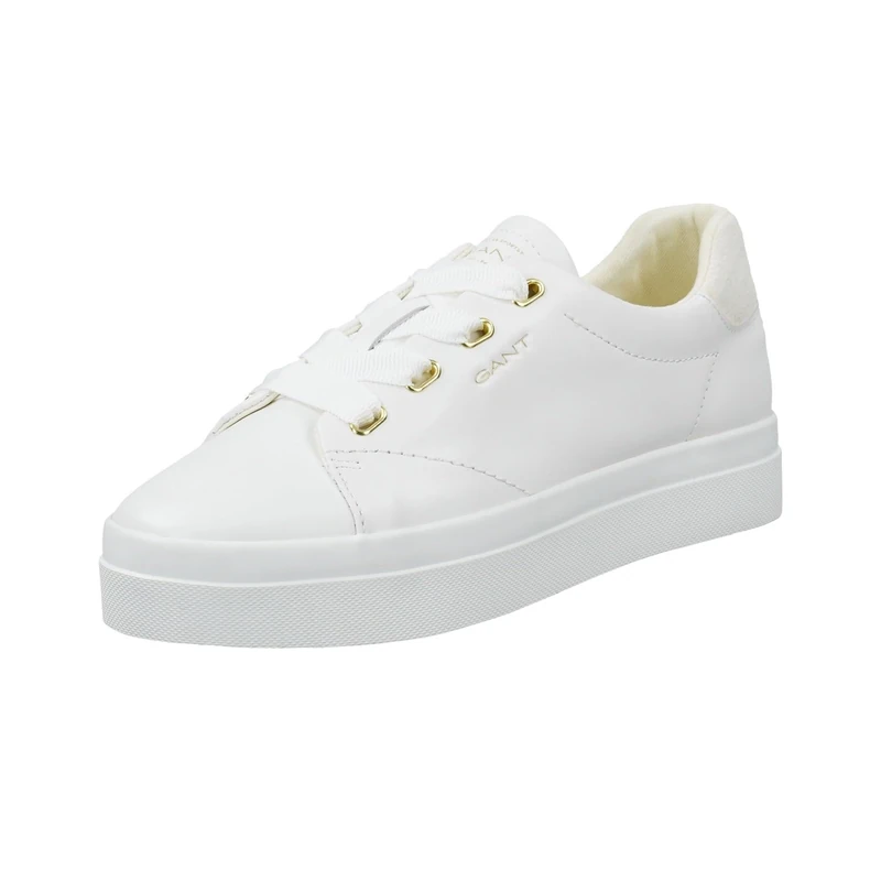 GANT FOOTWEAR Women Avona Sneaker, White, 8.5 UK