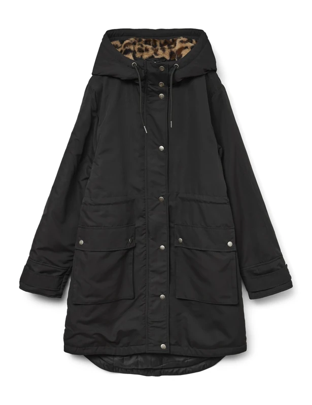 VERO MODA Women's Vmsavanne Coat Ga Boo, black, M