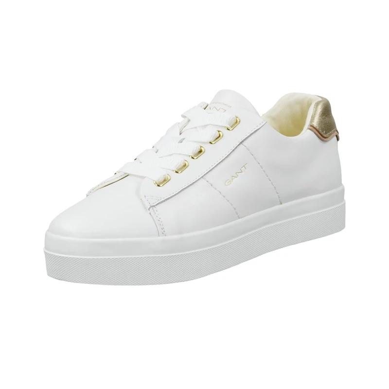 GANT FOOTWEAR Women Avona Sneaker, White, 8.5 UK