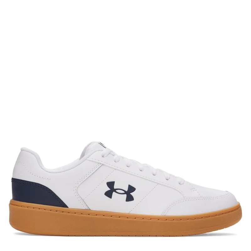 Under Armour Mens Official Runners Trainers Shoes White/Gum/Navy 11 UK