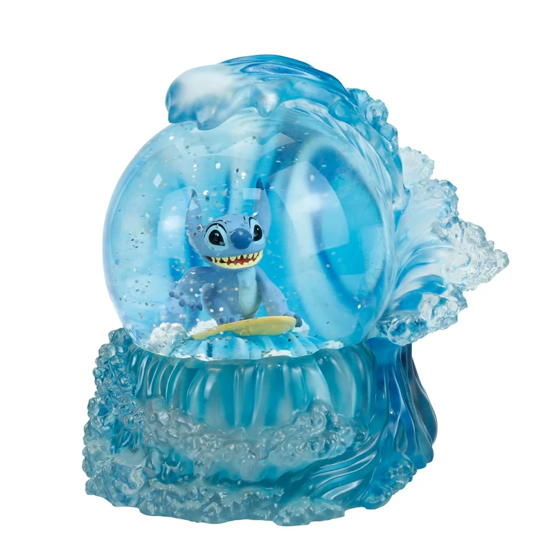 Disney Showcase Collection Stitch Surfing Waterball, height 15cm