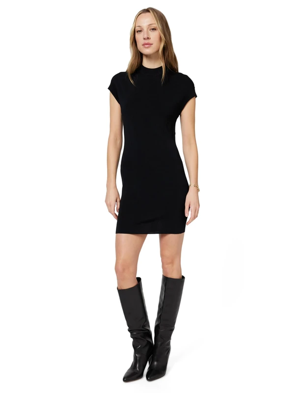 Armani Exchange Women's Knitted Bodycon Dress, Black, S