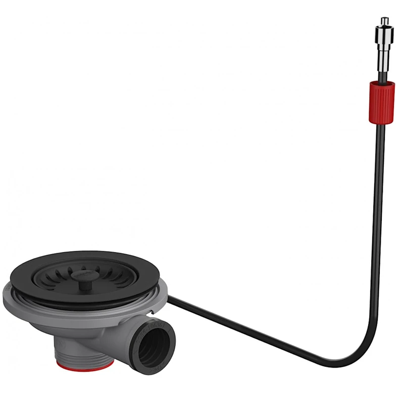 Franke 112.0656.939 Automatic Stopper Color Line matt-112.0656, Black matt, One Size