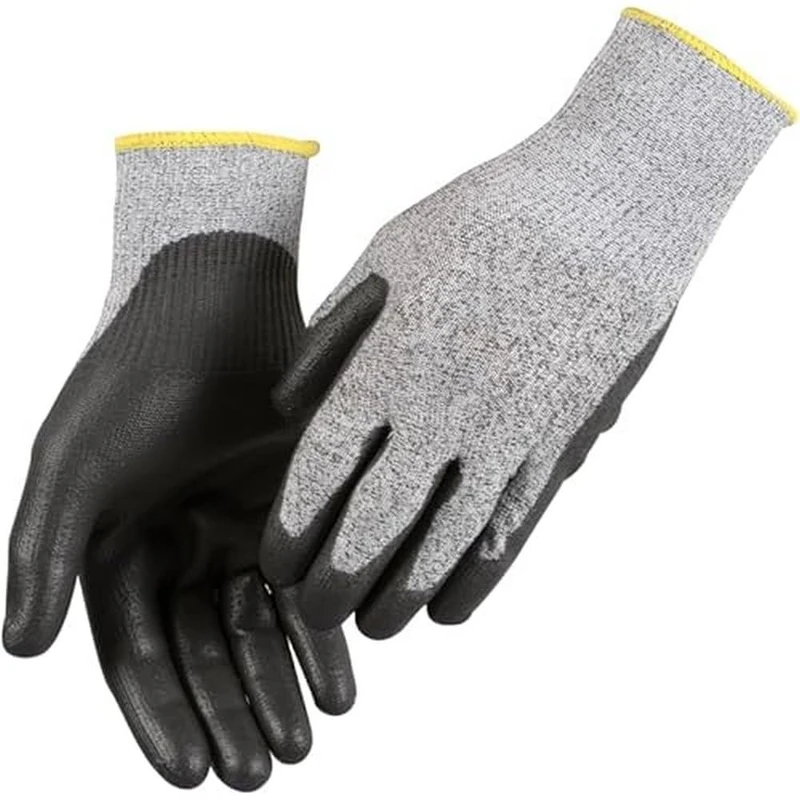 ABENA Pack of 12 Pair Work Gloves | Unisex Cut Resistant Gloves Size 7| Work Gloves With Secure Grip. Suitable To Be Used As Mechanic Gloves, Builders Gloves, Construction Gloves & Gardening Gloves.