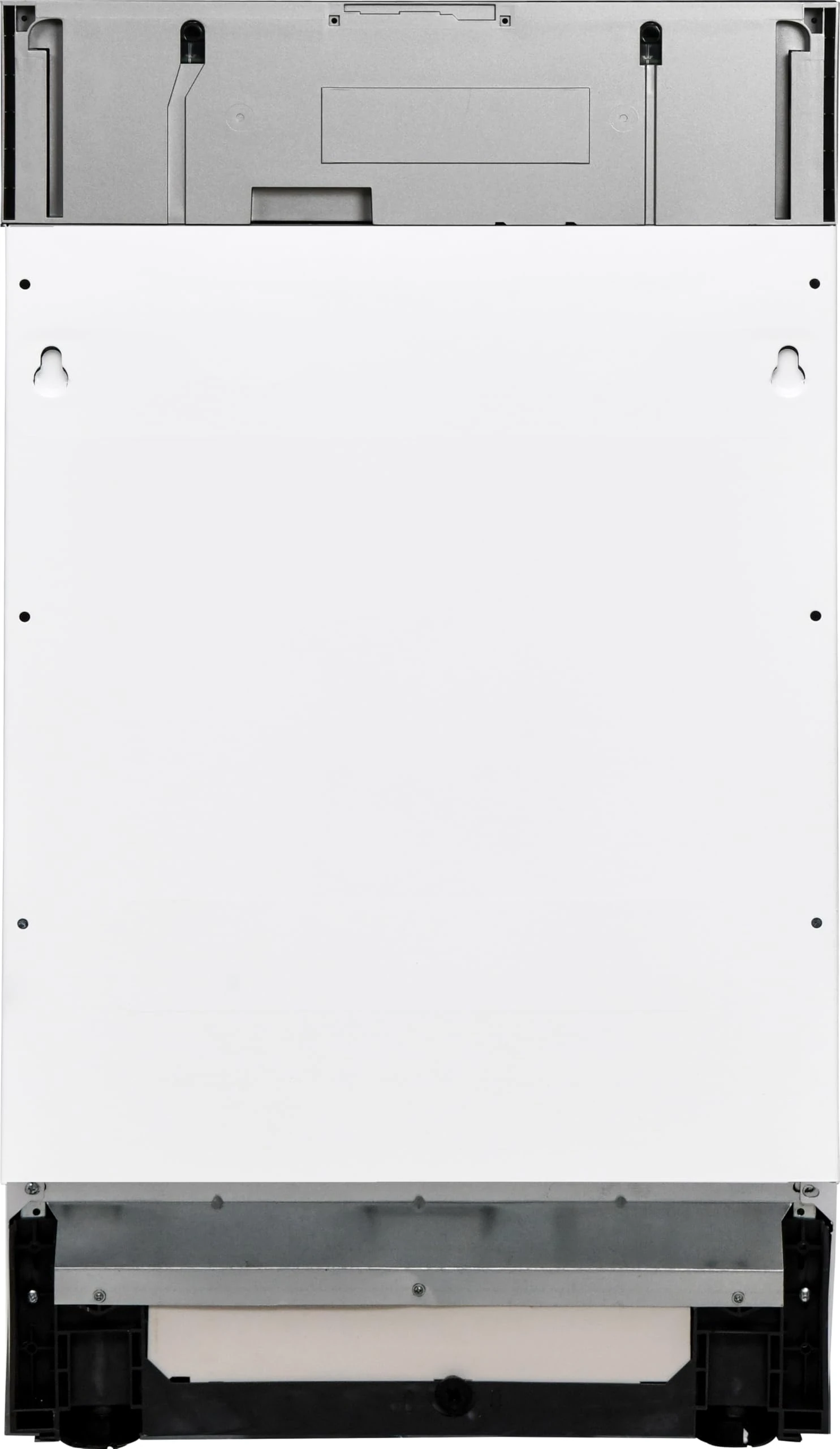 White Knight WK-AT45BIDW Fully Integrated Slimline Dishwasher, 10 Place Settings, E Energy Rated, H82 x W44.8 D55 (cm)