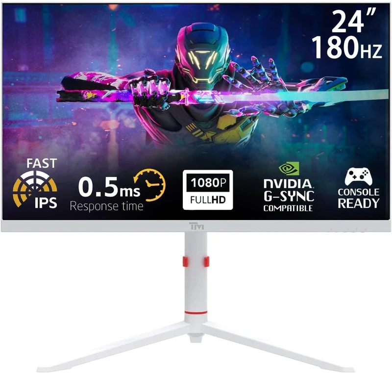 Twisted Minds Arctic Pro Series 24" FHD - 180Hz - White