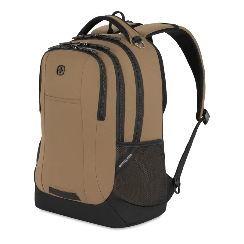 SwissGear Unisex's Cecil 5505 Laptop Backpack, Pastel Brown/Black, 18-inch