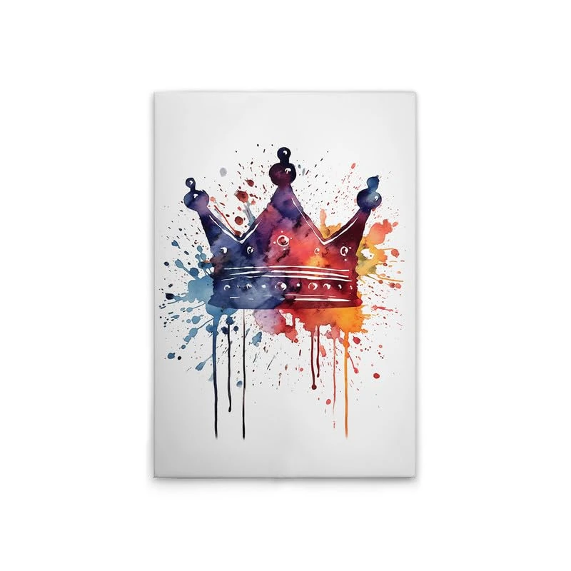 A.S. Création DD133279 Colourful Crown Canvas Picture 60 x 90 cm