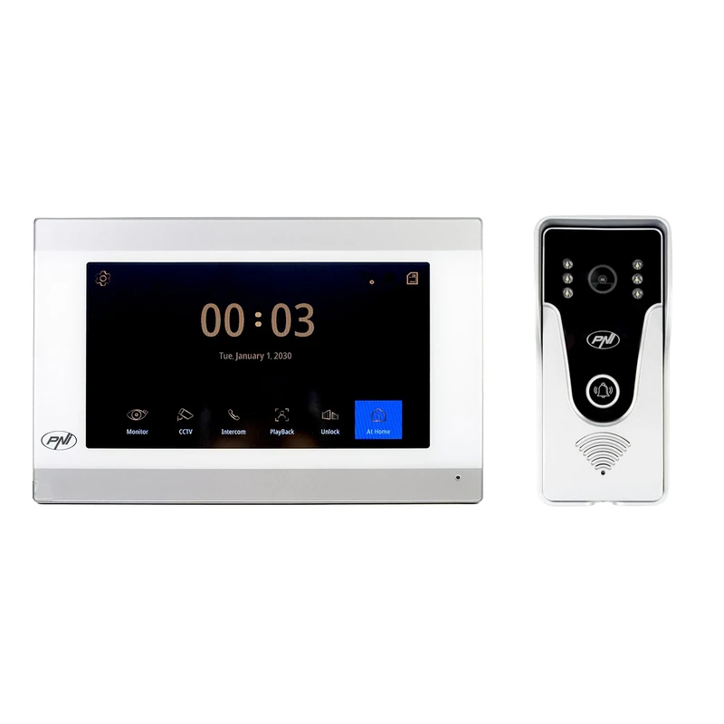 PNI Smart video intercom SafeHome PT750 WiFi HD, P2P, indoor monitor, dedicated Tuya Smart application, integration in scenarios and smart automations with other compatible Tuya products