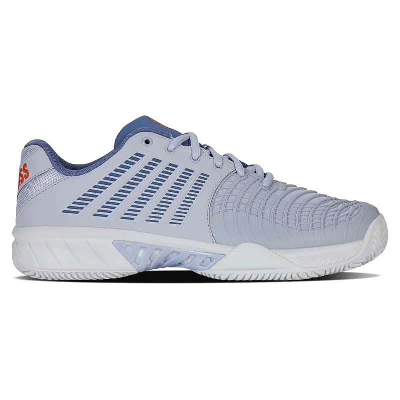 K-Swiss Men's Express Light 3 Tennis Shoe, Arctic Infinity Scrlt Ibis, 12 UK