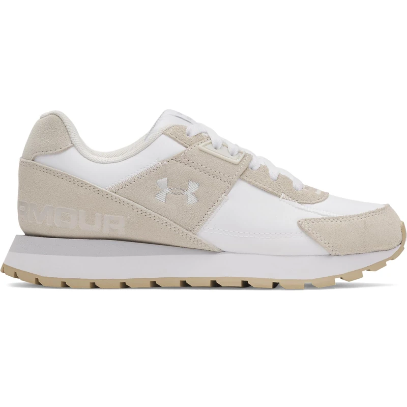 UA W Essential Runner - White/Summit White/Metallic Silver - 13