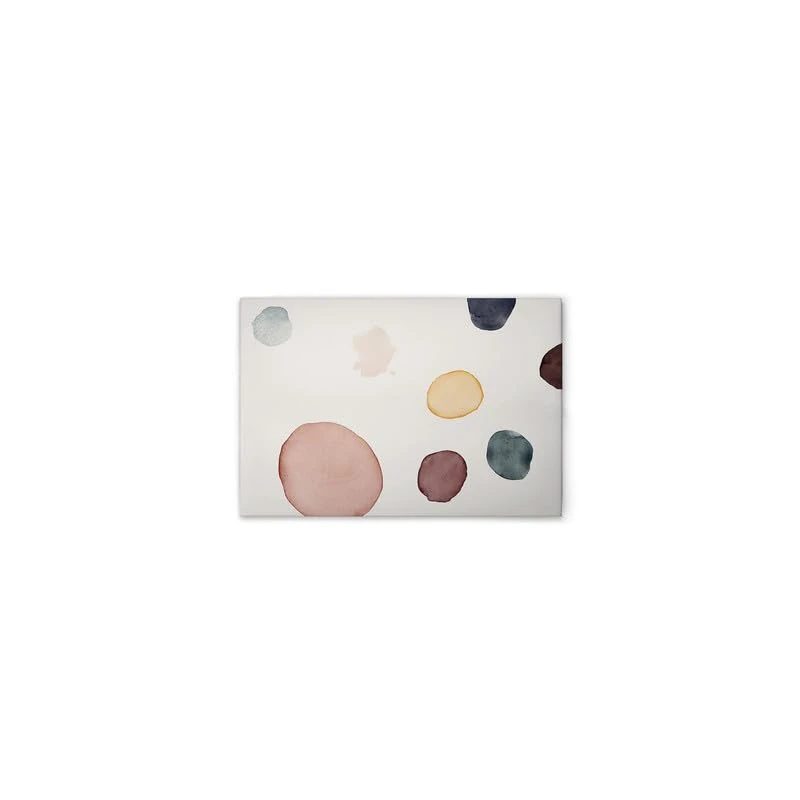 A.S. Création DD132274 Abstract Watercolour Canvas Picture 60 x 40 cm Colourful White