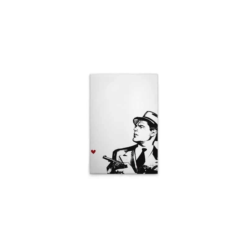 A.S. Création DD131845 Retro Pop-Up Heart Canvas Picture 40 x 60 cm White/Black - Image 1