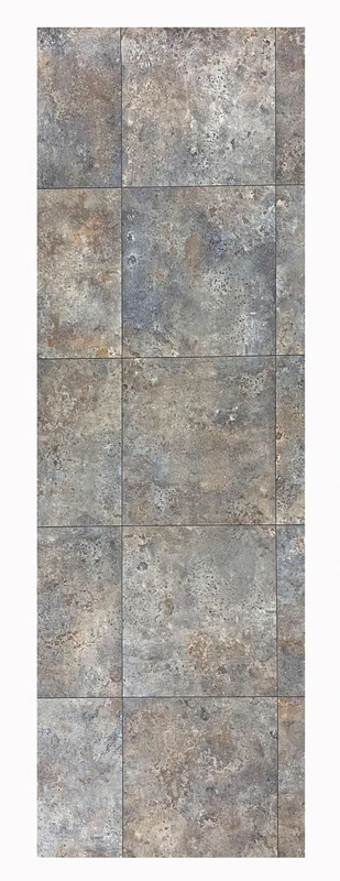 Vinyl Carpet - Tadi & Empire Rugs - Brown Oxidized Metal Imitation - Industrial and Elegant Design for Interior Decoration - 65X400 centimeters - Image 1