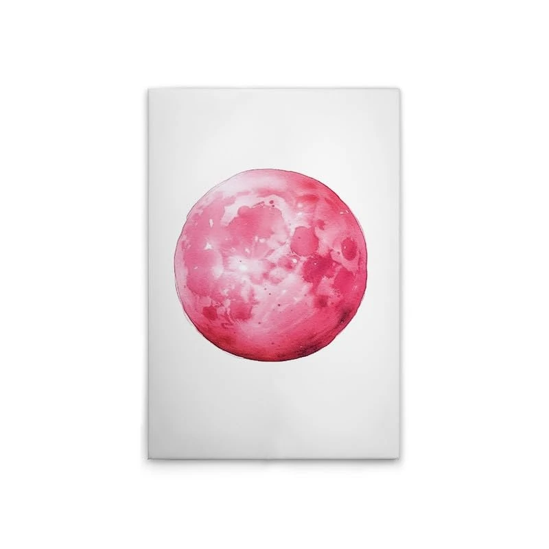 A.S. Création DD133324 Canvas Picture Pink Moon 60 x 90 cm White/Pink