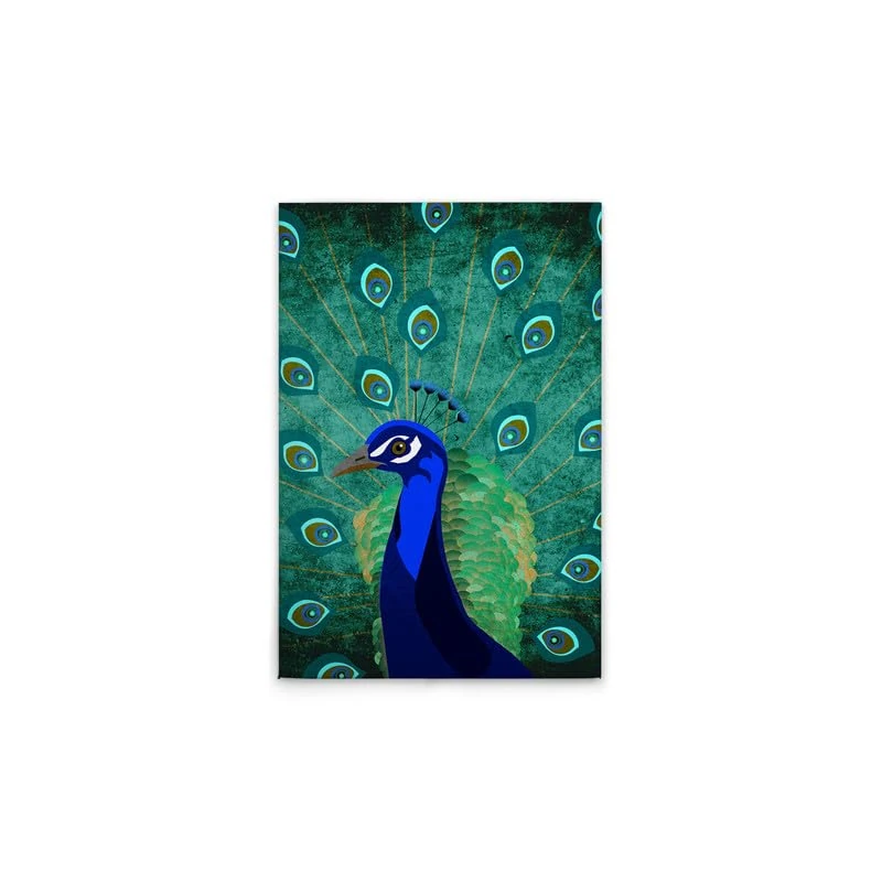 A.S. Création DD131883 Peacock Canvas Picture 50 x 75 cm Green Blue - Image 1