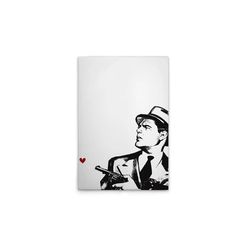 A.S. Création DD131846 Retro Pop-Up Heart Canvas Picture 50 x 75 cm White/Black - Image 1