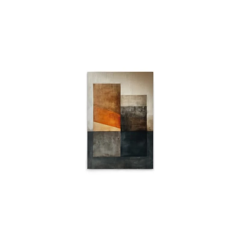 A.S. Création DD133337 Canvas Picture Block Art Surfaces Wall Picture in Beige Orange 40 x 60 cm