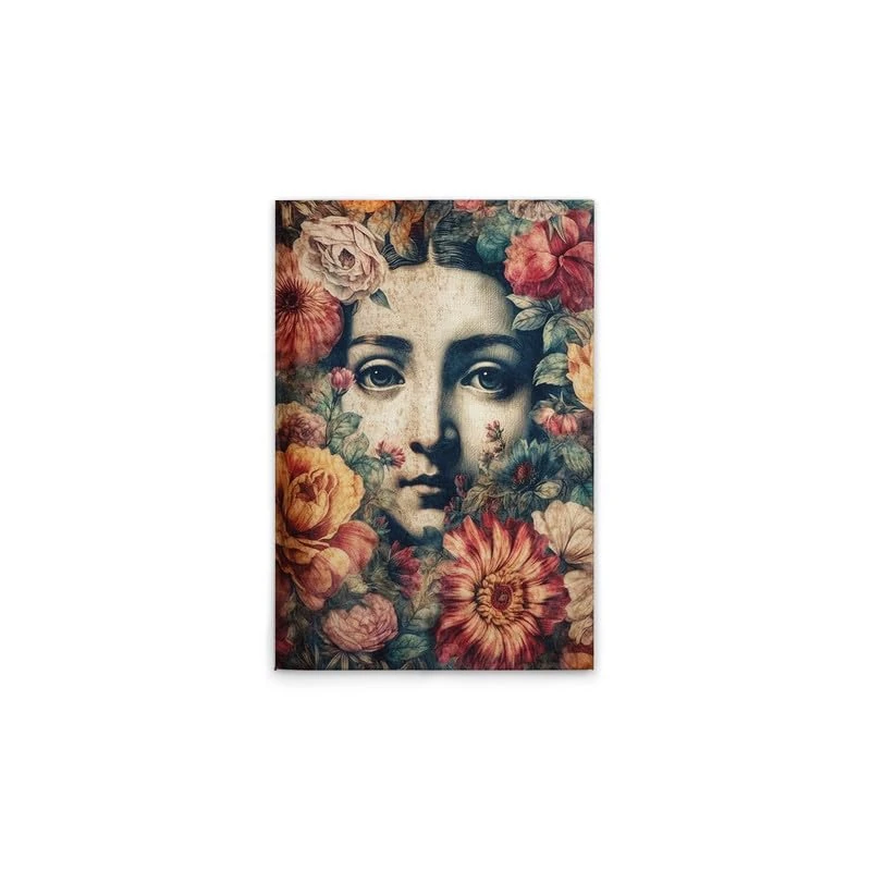A.S. Création Mona Lisa DD133273 Canvas Picture Colourful Blue 50 x 75 cm - Image 1