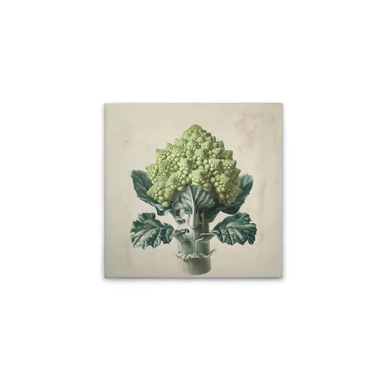 A.S. Création Romanesco DD132953 Canvas Picture in Cream Beige 50 x 50 cm Kitchen Motif - Image 1