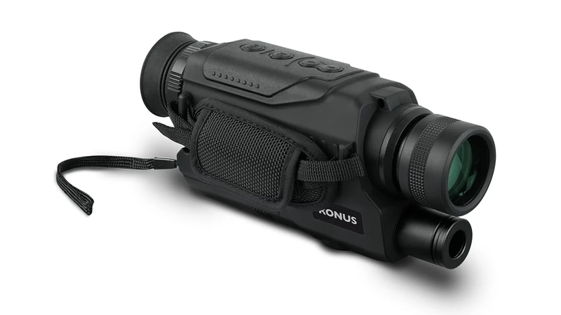 KONUS | KONUSPY-18 Digital Night Monocular with Powerful 6-36x Zoom, Laser Illuminator for Dark Vision, Clear Images 640 x 480, Ideal for Hunting and Night Observations