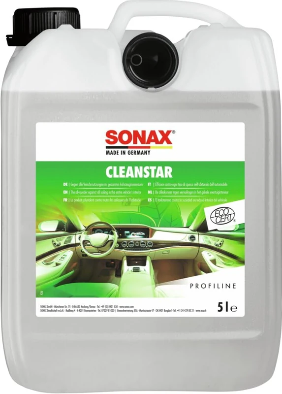 SONAX PROFILINE Cleanstar (5 Litre) The all-rounder against all soiling in the entire vehicle's interior | Item-No. 02535050