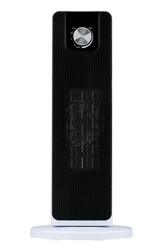 alpina Electric Heater 2000W - Ceramic Fan Heater with Handle and Drop Protection - Oscillating Fan Stove for Rooms up to 20 m²-21 x 21 x 46 cm