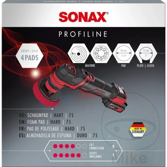 SONAX 75 Hard Foam Pad