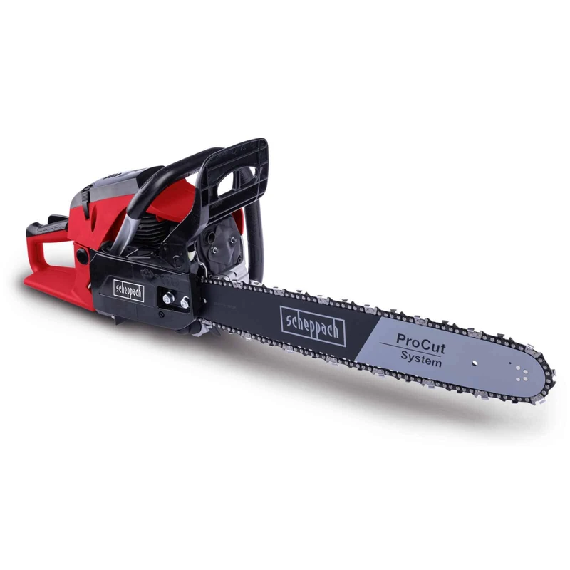 Scheppach Petrol Tree Care Saw PCS53 Chainsaw with 47 cm Cutting Diameter, 2-Stroke Petrol Engine, 2.7 HP Power, Blade Length 51 cm, Engine Capacity 53 cm³, Automatic Chain Lubrication and Chain Brake