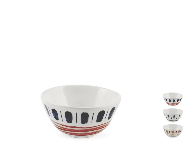 H&H Set of 6 Assorted Boho Bowls 12 cm
