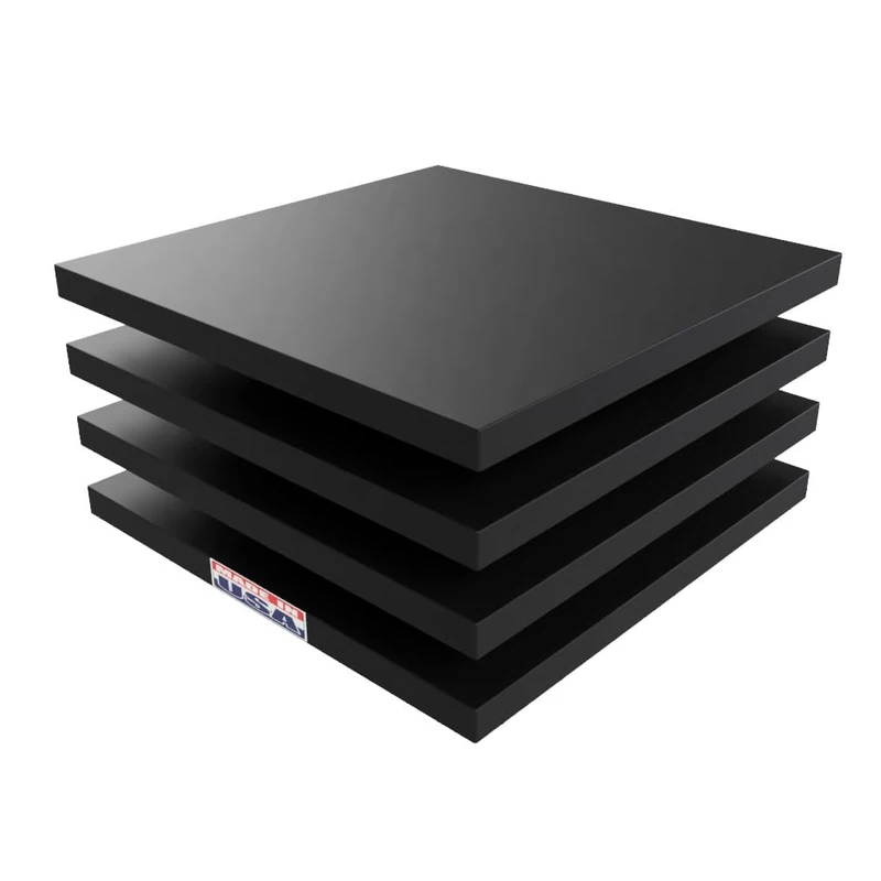USA Made RV Leveling Jack Flex Pads 12" – Heavy-Duty Rubber Jack Pads (4-Pack) – Non-Slip, Shock-Absorbing Stabilizer Mats for Camper & Trailer – Prevent Sinking & Sliding